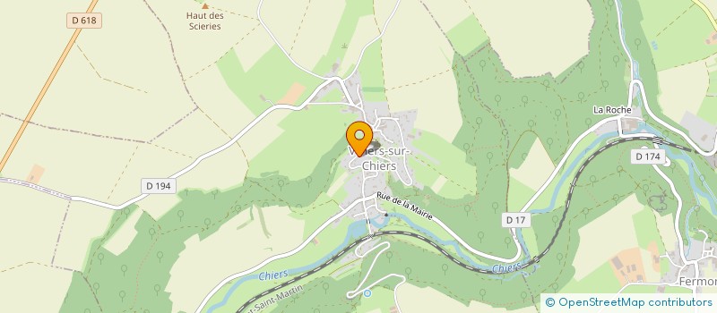 localisation de l'entreprise MADAME AURORE DUCHESNE  VIVIERS-SUR-CHIERS