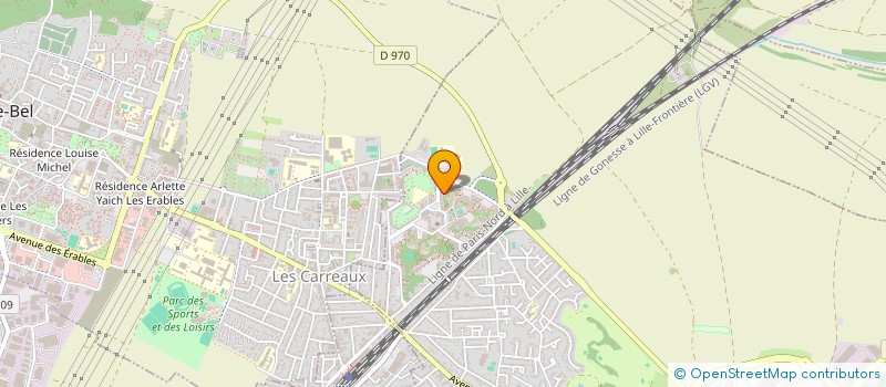 localisation de l'entreprise MADAME AURORE DUCIMETIERE  GONESSE