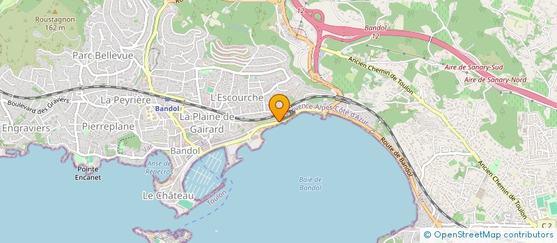 localisation de l'entreprise MADAME AURORE DUGAT à BANDOL