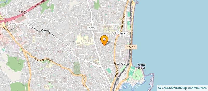 localisation de l'entreprise MADAME AURORE DUJANCOURT à ANTIBES