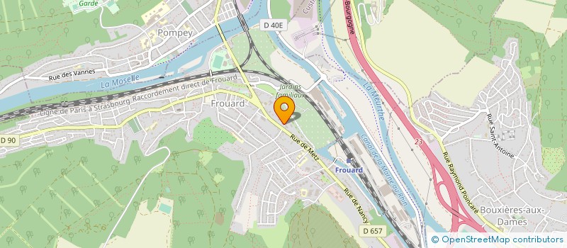 localisation de l'entreprise MADAME AURORE DUMONT  FROUARD