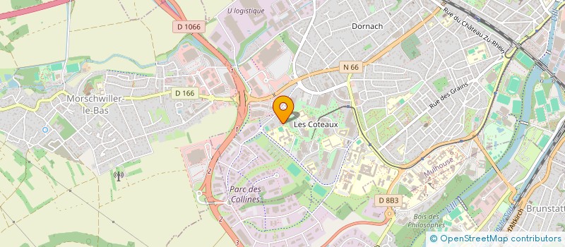 localisation de l'entreprise MADAME AURORE DUPAIN  MULHOUSE