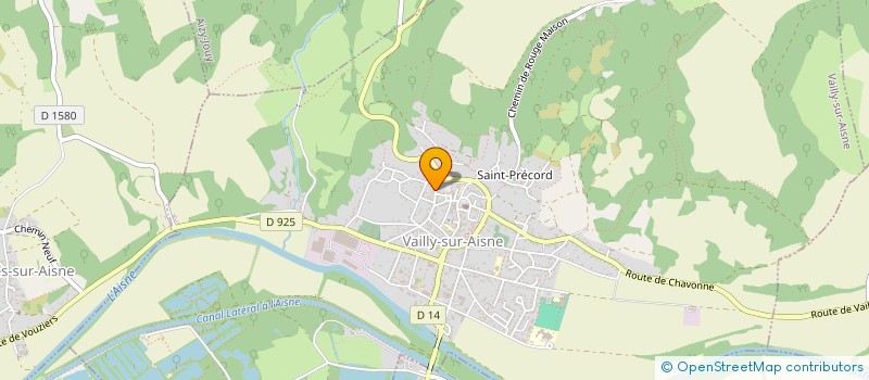 localisation de l'entreprise MADAME AURORE DUPOUY  VAILLY-SUR-AISNE