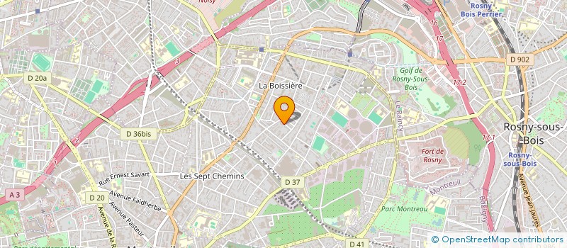 localisation de l'entreprise MADAME AURORE DUPUY à MONTREUIL
