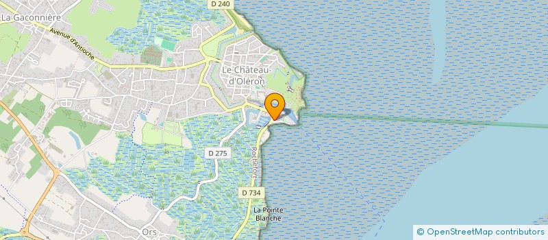 localisation de l'entreprise MADAME AURORE DURAND DE GEVIGNEY  LE CHATEAU-D'OLERON