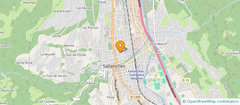 localisation de l'entreprise MADAME AURORE DURANTE  SALLANCHES