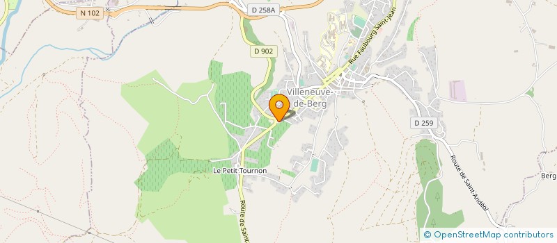 localisation de l'entreprise MADAME AURORE ELSEN  VILLENEUVE-DE-BERG