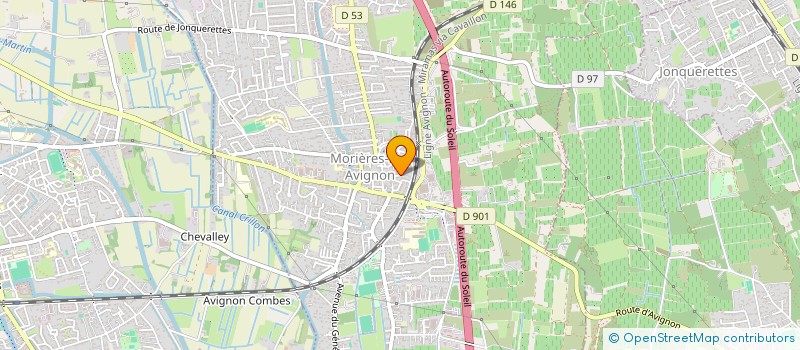 localisation de l'entreprise MADAME AURORE ENJELVIN  CHATEAUNEUF-LES-MARTIGUES