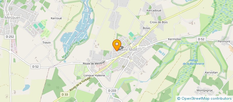 localisation de l'entreprise MADAME AURORE ESNAULT  SAINT-MOLF