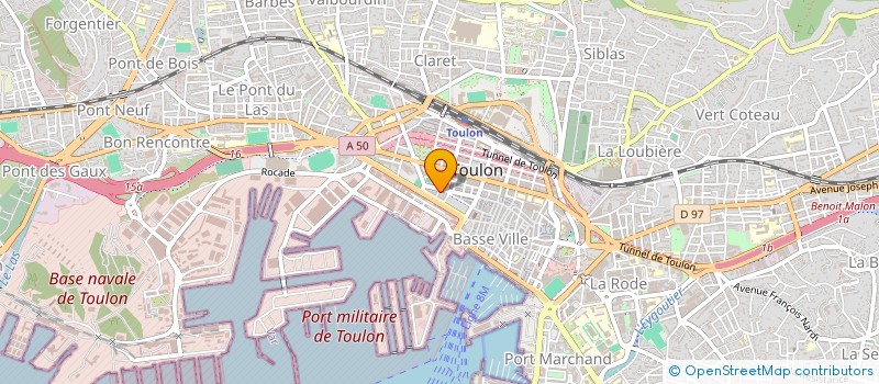 localisation de l'entreprise MADAME AURORE ESPOSITO  TOULON