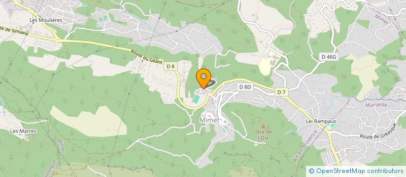 localisation de l'entreprise MADAME AURORE ESTEOULE  MIMET