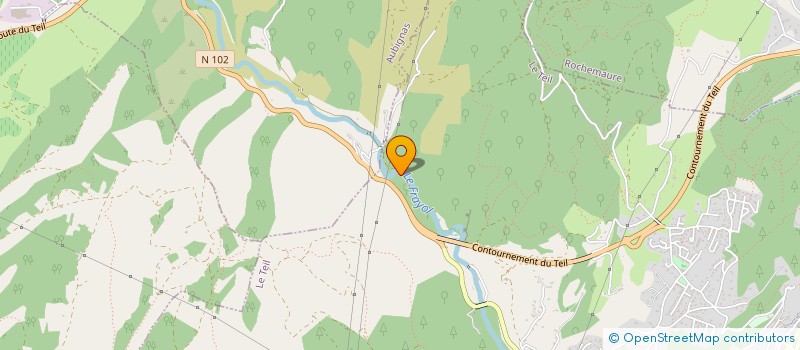 localisation de l'entreprise MADAME AURORE ESTEVE  LE TEIL