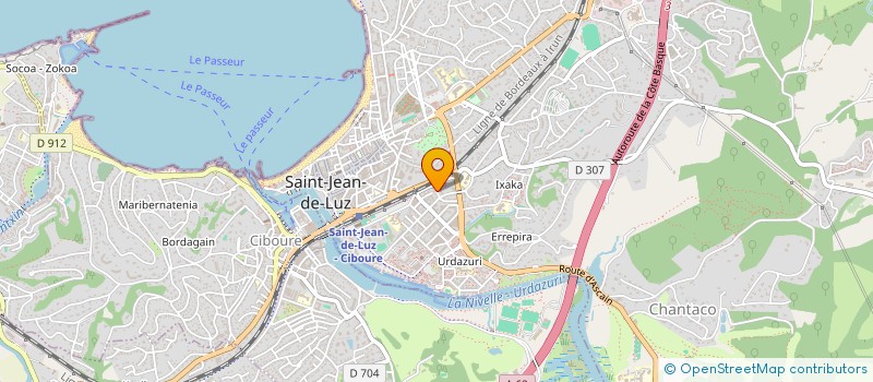 localisation de l'entreprise MADAME AURORE FAGARD à SAINT-JEAN-DE-LUZ
