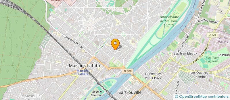 localisation de l'entreprise MADAME AURORE FAGONT à MAISONS-LAFFITTE