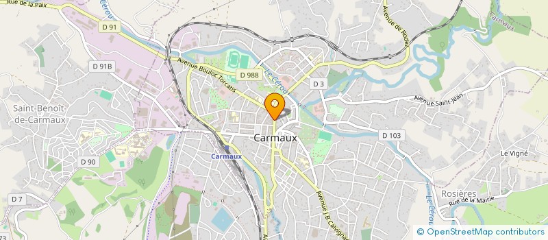 localisation de l'entreprise MADAME AURORE FANJUL à CARMAUX