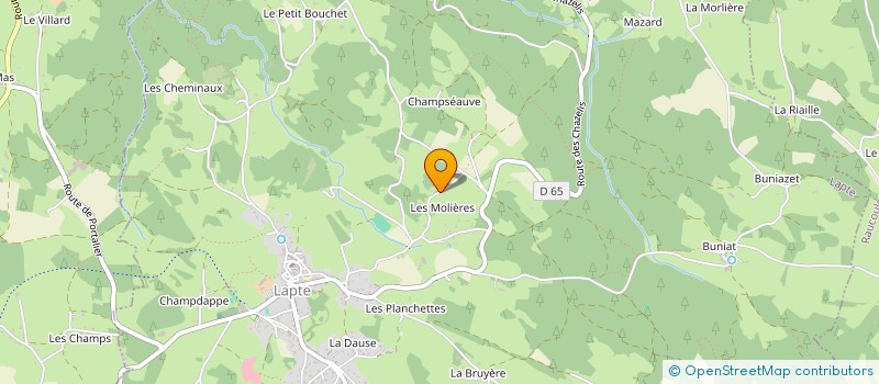 localisation de l'entreprise MADAME AURORE FARGIER à LAPTE