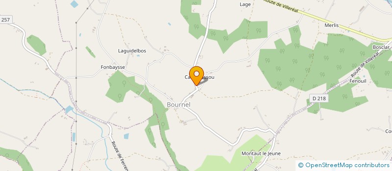 localisation de l'entreprise MADAME AURORE FAUCHIER  VILLEREAL