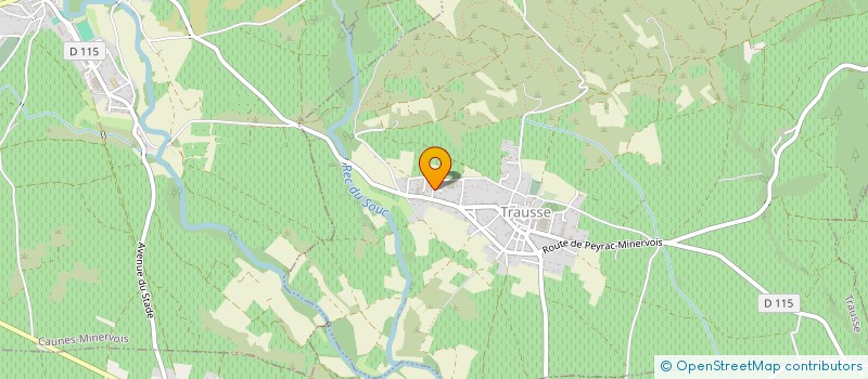 localisation de l'entreprise MADAME AURORE FAUGERE  TRAUSSE