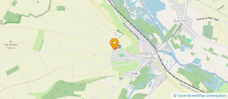 localisation de l'entreprise MADAME AURORE FAVROULT  HANGEST-SUR-SOMME