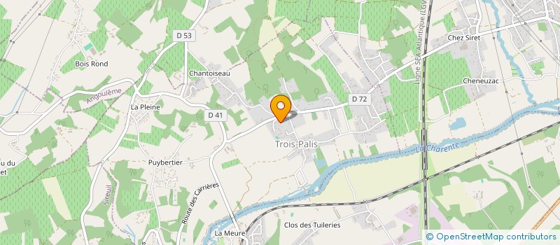 localisation de l'entreprise MADAME AURORE FAY à TROIS-PALIS