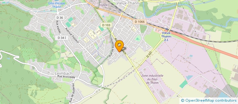 localisation de l'entreprise MADAME AURORE FERBER  VIEUX-THANN