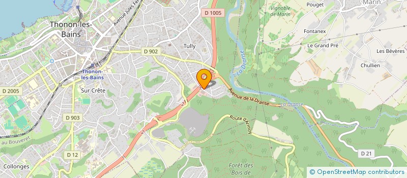 localisation de l'entreprise MADAME AURORE FICHOT à THONON-LES-BAINS
