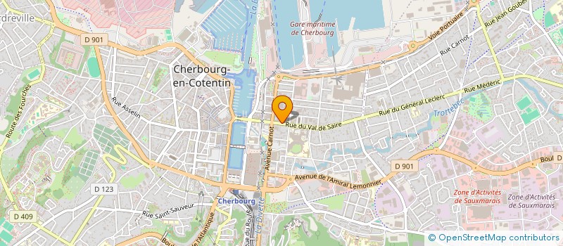 localisation de l'entreprise MADAME AURORE FLAMBART  CHERBOURG-EN-COTENTIN