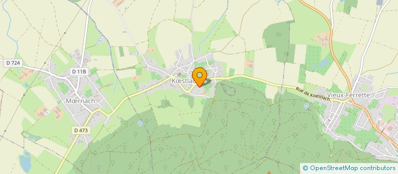 localisation de l'entreprise MADAME AURORE FLENNER  KSTLACH