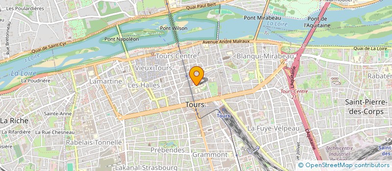 localisation de l'entreprise MADAME AURORE FOLLET  TOURS