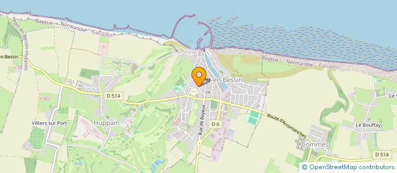 localisation de l'entreprise MADAME AURORE FORTIN  BAYEUX