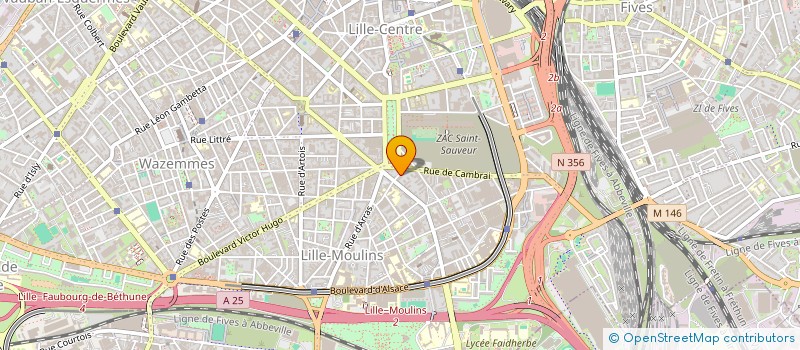 localisation de l'entreprise MADAME AURORE FOUQUE  LILLE