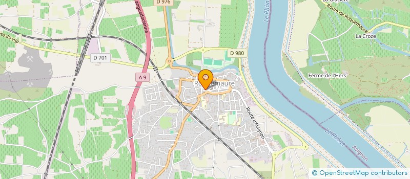 localisation de l'entreprise MADAME AURORE FRANC  ROQUEMAURE