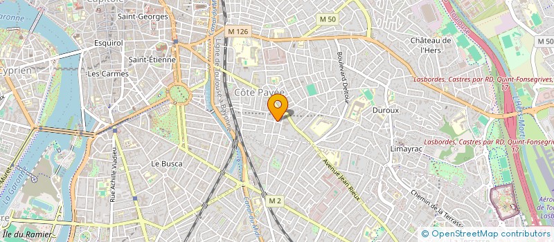 localisation de l'entreprise MADAME AURORE FRAPPE à TOULOUSE