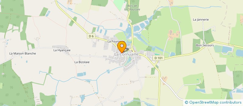 localisation de l'entreprise MADAME AURORE FREMONT  VAL D'ERDRE-AUXENCE