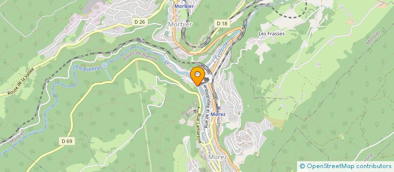 localisation de l'entreprise MADAME AURORE GABRIEL ROBEZ  HAUTS DE BIENNE