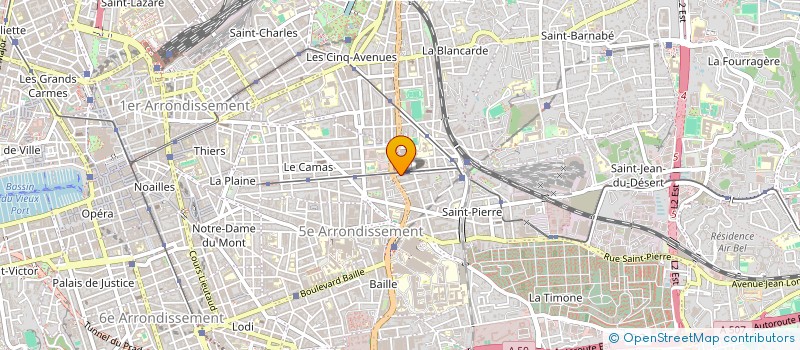 localisation de l'entreprise MADAME AURORE GAILLARD à MARSEILLE