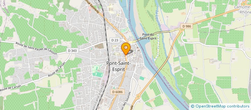 localisation de l'entreprise MADAME AURORE GALDEANO  PONT-SAINT-ESPRIT