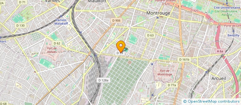 localisation de l'entreprise MADAME AURORE GALLICE  MONTROUGE