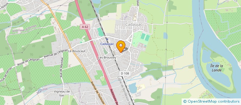 localisation de l'entreprise MADAME AURORE GALLISSAIRES  CADAUJAC