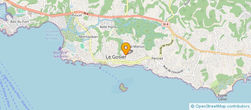 localisation de l'entreprise MADAME AURORE GALTIER  LE GOSIER