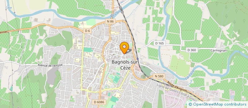 localisation de l'entreprise MADAME AURORE GARNIEL à BAGNOLS-SUR-CEZE