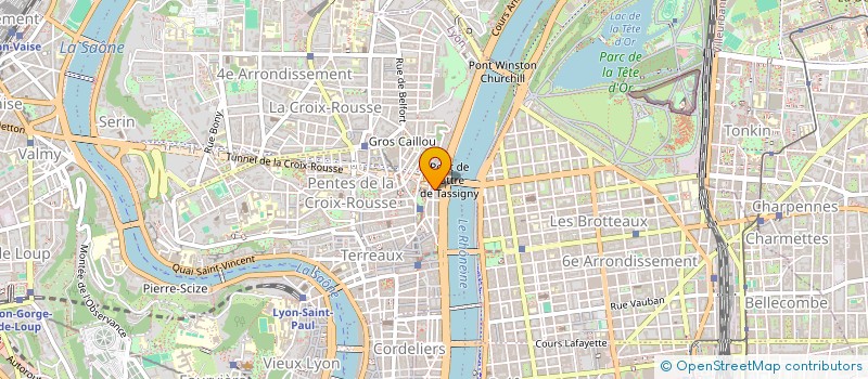 localisation de l'entreprise MADAME AURORE GARNIER à LYON