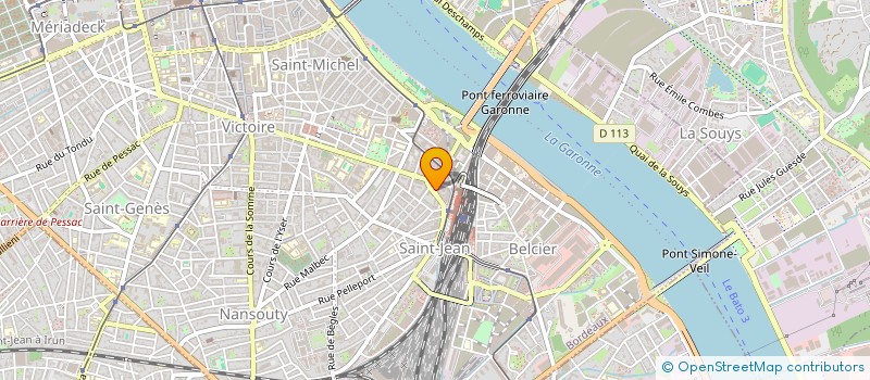 localisation de l'entreprise MADAME AURORE GARRAUD  BORDEAUX