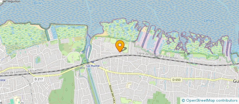 localisation de l'entreprise MADAME AURORE GARRIVET  GUJAN-MESTRAS