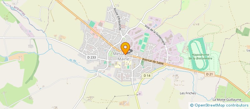 localisation de l'entreprise MADAME AURORE GASNIER  MESLAY-DU-MAINE