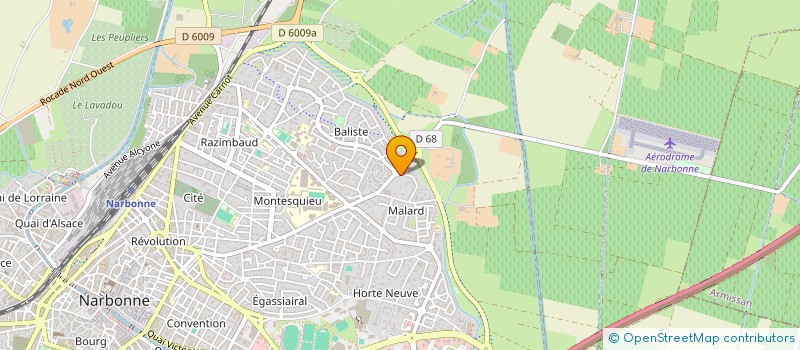 localisation de l'entreprise MADAME AURORE GELLIS  NARBONNE