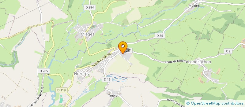 localisation de l'entreprise MADAME AURORE GERMAIN  NOZEROY