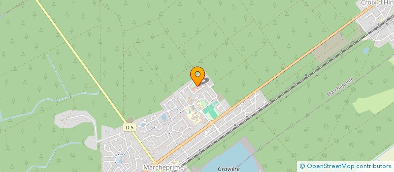 localisation de l'entreprise MADAME AURORE GERMAIN  BIGANOS