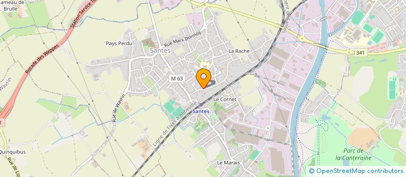 localisation de l'entreprise MADAME AURORE GHISTELINCK  BAUVIN