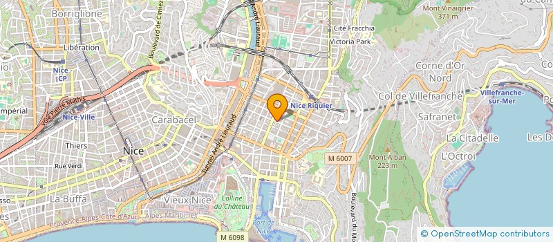 localisation de l'entreprise MADAME AURORE GILIBERT à NICE